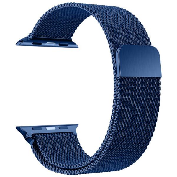 Ремешок Apple Watch WA03 Simple beauty series Металл/
42 / 44 / 45 / 49 мм / Синий  photo 3 Ремешок Apple Watch WA03 Simple beauty series Металл/
42 / 44 / 45 / 49 мм / Синий  photo 3