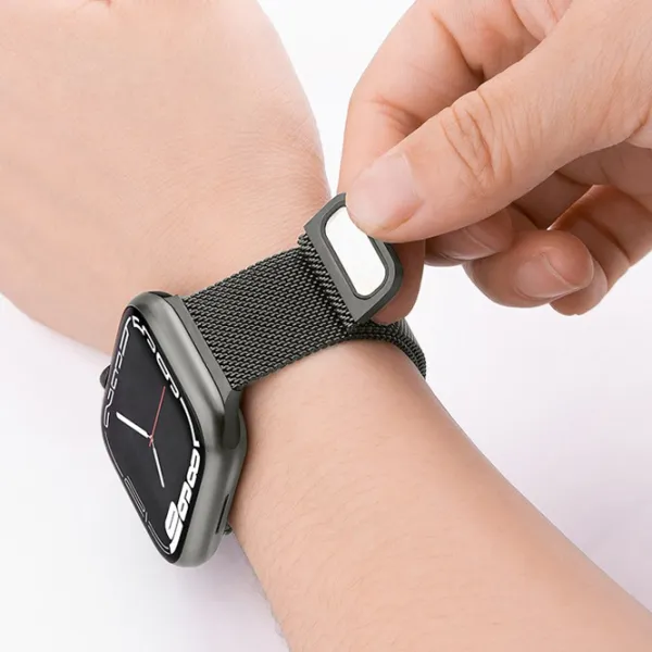 Curelușă Apple Watch WA03 Simple beauty series Metal/
42 / 44 / 45 / 49 mm / Graphite  photo 6 Curelușă Apple Watch WA03 Simple beauty series Metal/
42 / 44 / 45 / 49 mm / Graphite  photo 6