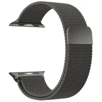 Ремешок Apple Watch WA03 Simple beauty series Металл/
38, 40, 41 мм / Графит photo 3