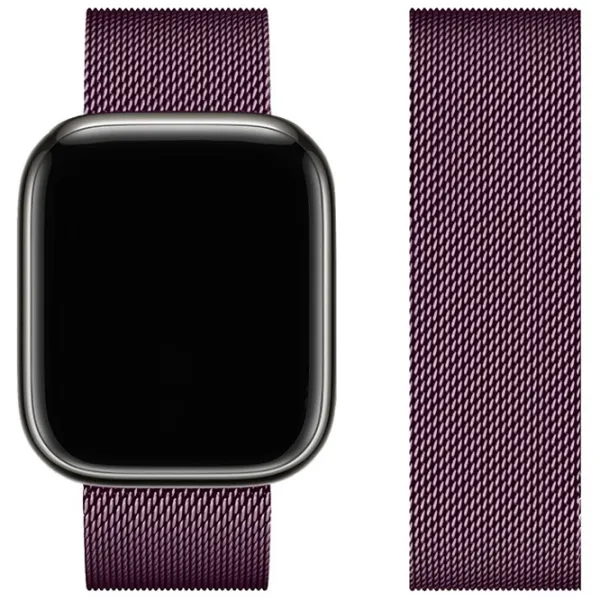 Ремешок Apple Watch WA03 Simple beauty series Металл/
42 / 44 / 45 / 49 мм / Черный Currant photo 2