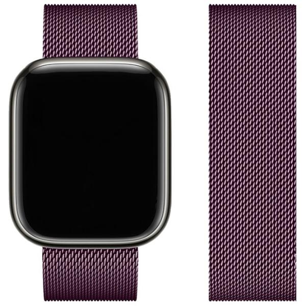 Ремешок Apple Watch WA03 Simple beauty series Металл/
42 / 44 / 45 / 49 мм / Черный Currant photo 2