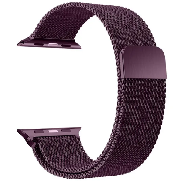 Ремешок Apple Watch WA03 Simple beauty series Металл/
42 / 44 / 45 / 49 мм / Черный Currant photo 3