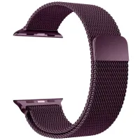Ремешок Apple Watch WA03 Simple beauty series Металл/
42 / 44 / 45 / 49 мм / Черный Currant photo 3
