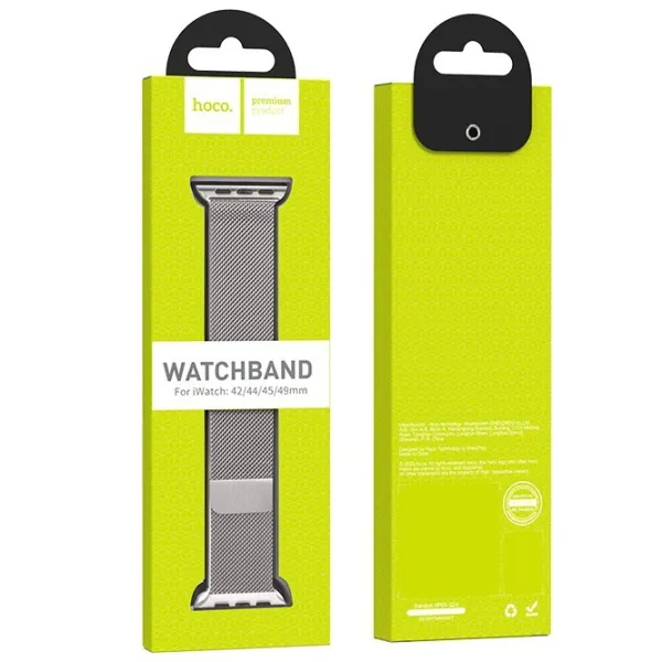 Curelușă Apple Watch WA03 Simple beauty series Metal/
42 / 44 / 45 / 49 mm / White Space photo 4 Curelușă Apple Watch WA03 Simple beauty series Metal/
42 / 44 / 45 / 49 mm / White Space photo 4