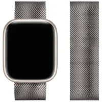 Ремешок Apple Watch WA03 Simple beauty series Металл/
38, 40, 41 мм / Белый Космос photo 2