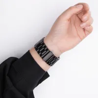 Ремешок Apple Watch WA10 Grand series three-bead Металл/
38, 40, 41 мм / Черный photo 3