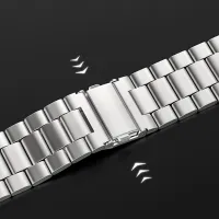 Ремешок Apple Watch WA10 Grand series three-bead Металл/
42 / 44 / 45 / 49 мм / Серебряный photo 2