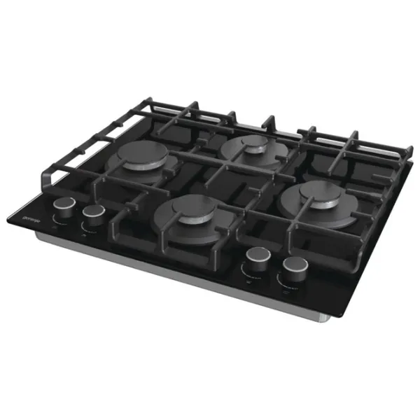 Plită încorporabilă pe gaz Gorenje GT 6D42 AB Sticlă călită/ Black photo 3