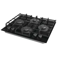 Plită încorporabilă pe gaz Gorenje GT 6D42 AB Sticlă călită/ Black photo 3