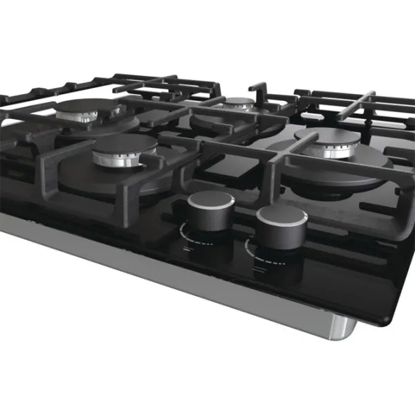 Plită încorporabilă pe gaz Gorenje GT 6D42 AB Sticlă călită/ Black photo 4