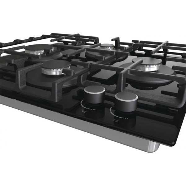 Plită încorporabilă pe gaz Gorenje GT 6D42 AB Sticlă călită/ Black photo 4