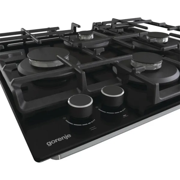 Plită încorporabilă pe gaz Gorenje GT 6D42 AB Sticlă călită/ Black photo 5