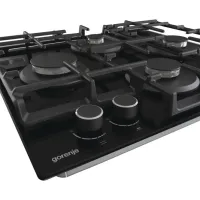Plită încorporabilă pe gaz Gorenje GT 6D42 AB Sticlă călită/ Black photo 5