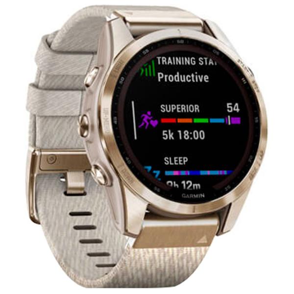 Умные часы Garmin Fenix 7s Sapphire Solar 1.3"/ 010-02539-39/ Серый Светло золотистый photo 3