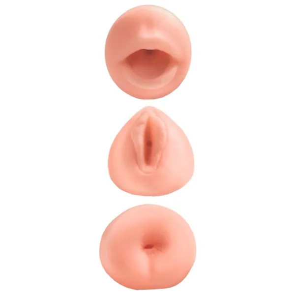 Мастурбатор Pipedream Extreme All 3 Holes Бежевый photo 2 Мастурбатор Pipedream Extreme All 3 Holes Бежевый photo 2