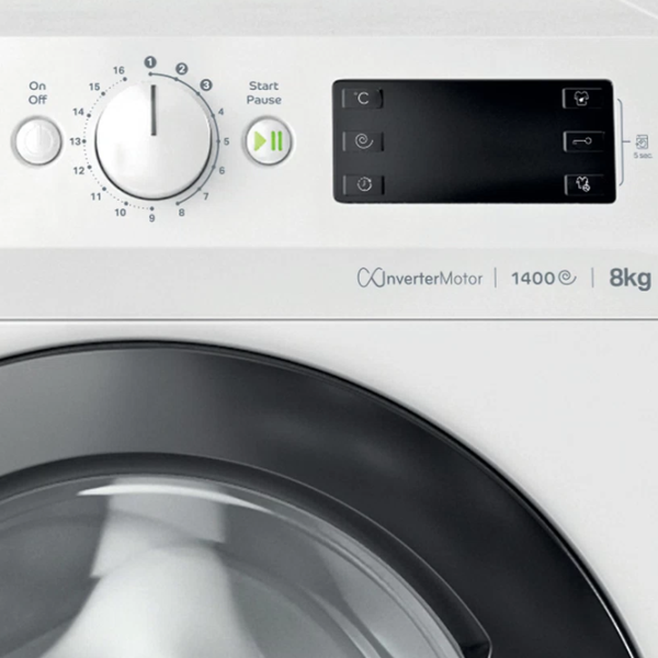 Mașină de spălat Indesit MTWE 81484 WK EE 8 kg / 1400 rpm / White photo 7
