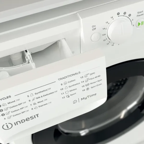 Mașină de spălat Indesit MTWE 81484 WK EE 8 kg / 1400 rpm / White photo 8