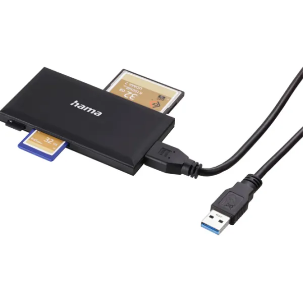 Cititor de carduri Hama 181018 USB 3.0/ Black photo 4