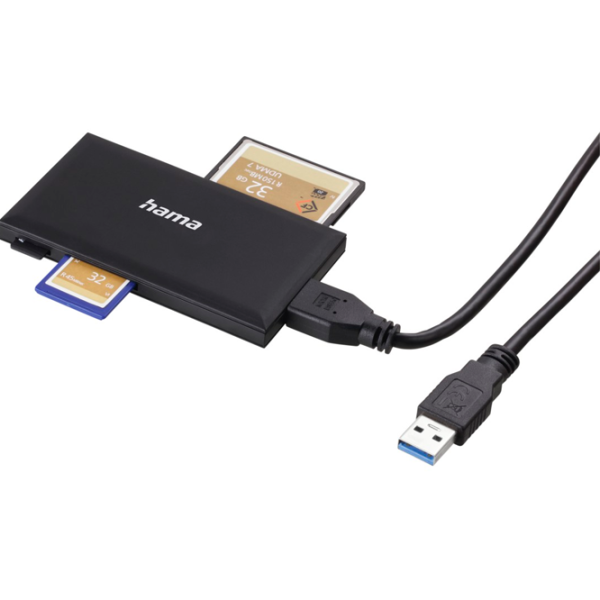 Cititor de carduri Hama 181018 USB 3.0/ Black photo 4