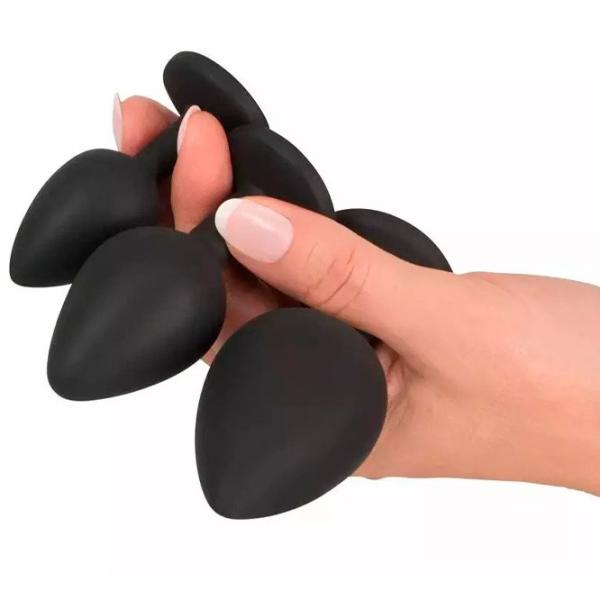 Jucărie anală You2Toys Velvets Black photo 3