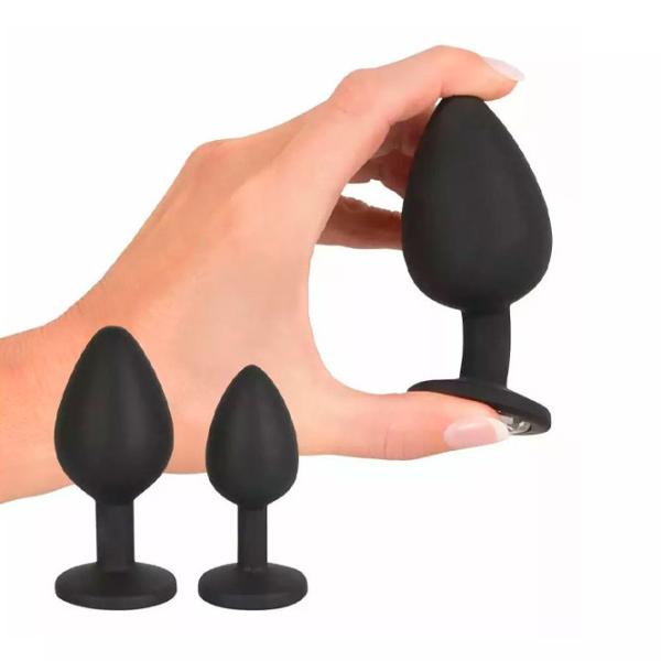 Jucărie anală You2Toys Velvets Black photo 4