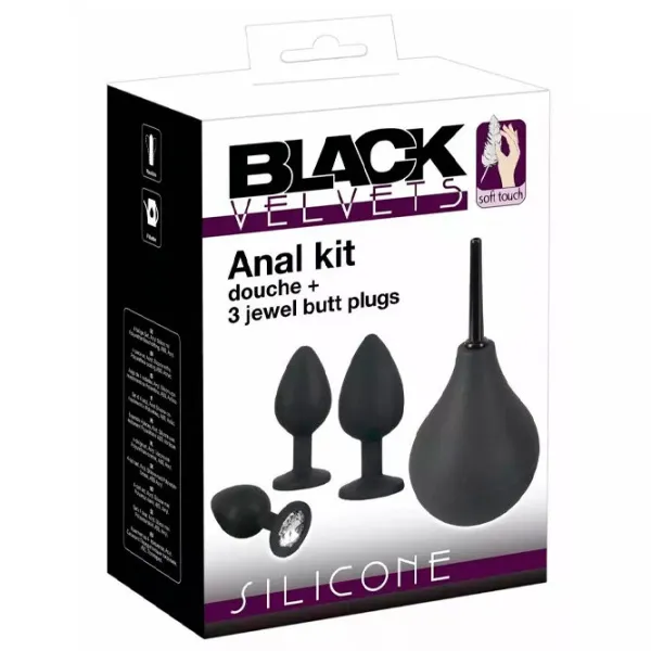Jucărie anală You2Toys Velvets Black photo 5