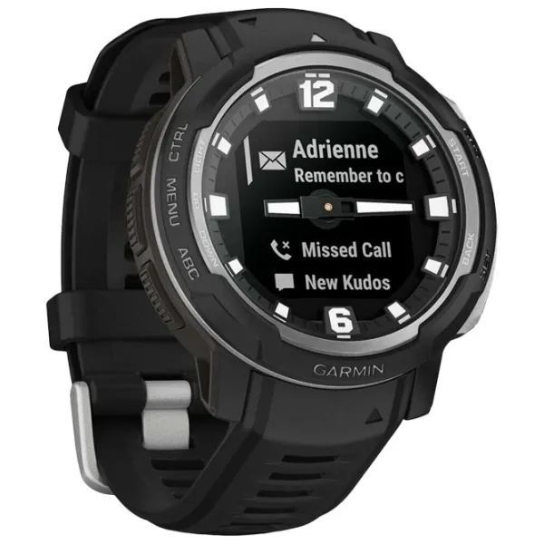 Ceas inteligent Garmin Instinct Crossover 0.9"/ 010-02730-03/ Black Black photo 3