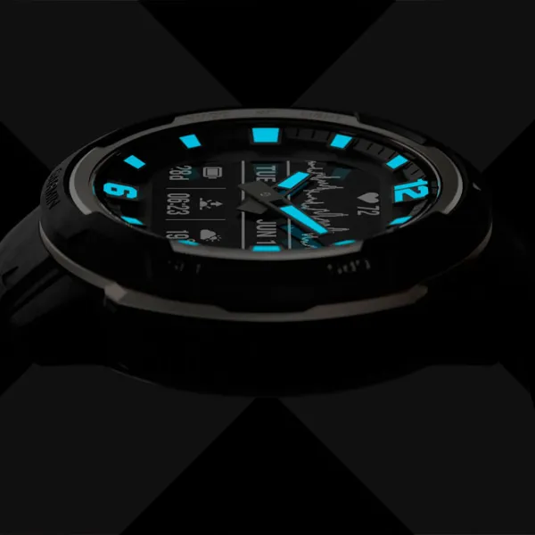 Ceas inteligent Garmin Instinct Crossover 0.9"/ 010-02730-03/ Black Black photo 6