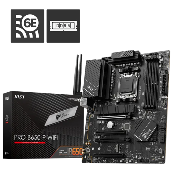 Материнская плата MSI PRO B650-P WIFI ATX/ AMD B650 photo 5 Материнская плата MSI PRO B650-P WIFI ATX/ AMD B650 photo 5