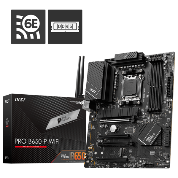 Материнская плата MSI PRO B650-P WIFI ATX/ AMD B650 photo 5 Материнская плата MSI PRO B650-P WIFI ATX/ AMD B650 photo 5