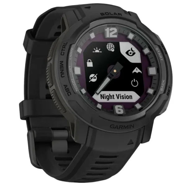 Ceas inteligent Garmin Instinct Crossover Solar 0.9"/ 010-02730-00/ Black Black photo 3