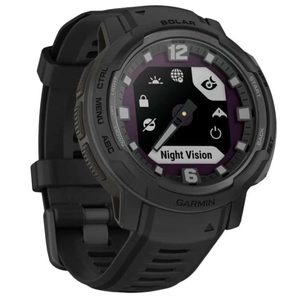 Ceas inteligent Garmin Instinct Crossover Solar 0.9"/ 010-02730-00/ Black Black photo 3