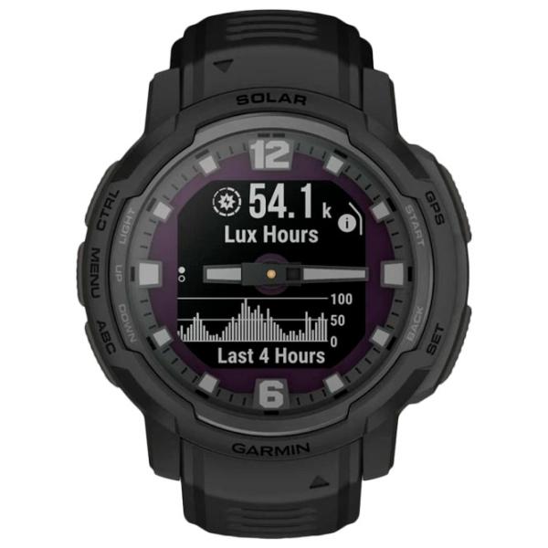 Ceas inteligent Garmin Instinct Crossover Solar 0.9"/ 010-02730-00/ Black Black photo 4