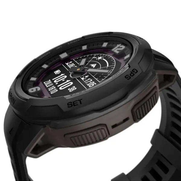 Ceas inteligent Garmin Instinct Crossover Solar 0.9"/ 010-02730-00/ Black Black photo 5