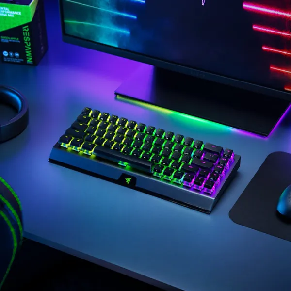 Tastatură Razer BlackWidow V3 Mini HyperSpeed Fără fir + Cu fir/ Black photo 7