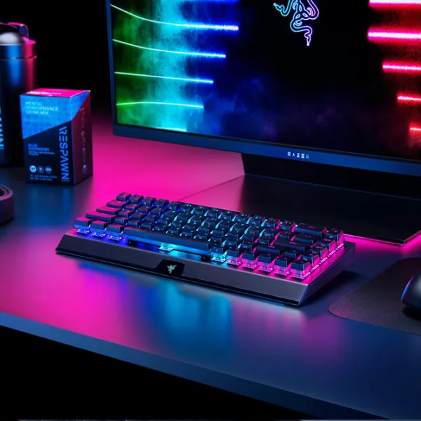 Tastatură Razer BlackWidow V3 Mini HyperSpeed Fără fir + Cu fir/ Black photo 8