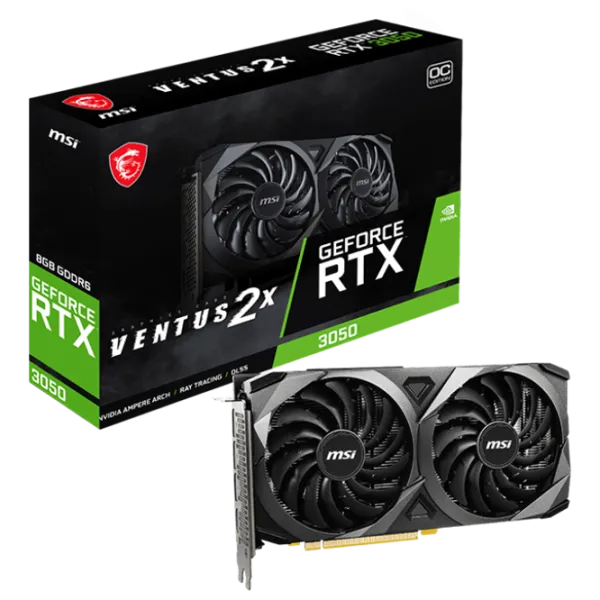 Placă video MSI GeForce RTX 3050 VENTUS 2X PCI Express x8 4.0 / 8 GB photo 5 Placă video MSI GeForce RTX 3050 VENTUS 2X PCI Express x8 4.0 / 8 GB photo 5