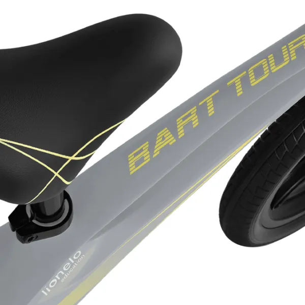 Bicicletă fără pedale Lionelo Bart Tour 11" 11" Aliaj de magneziu/ Gray Stone photo 4 Bicicletă fără pedale Lionelo Bart Tour 11" 11" Aliaj de magneziu/ Gray Stone photo 4