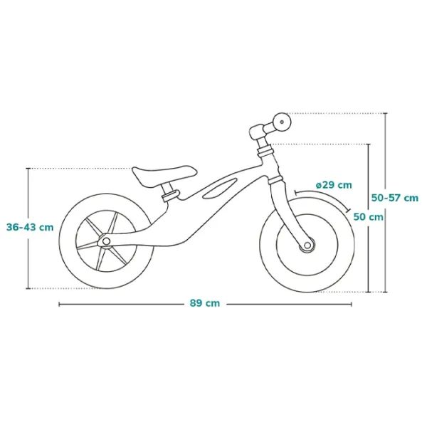 Bicicletă fără pedale Lionelo Bart Tour 11" 11" Aliaj de magneziu/ Blue Sky photo 5