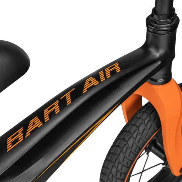 Bicicletă fără pedale Lionelo Bart Air Sporty 12" 12" Aliaj de magneziu/ Black Orange photo 4 Bicicletă fără pedale Lionelo Bart Air Sporty 12" 12" Aliaj de magneziu/ Black Orange photo 4
