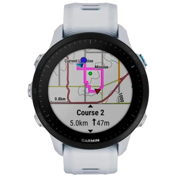 Ceas inteligent Garmin Forerunner 955 1.3"/ 010-02638-31/ Whitestone White photo 4