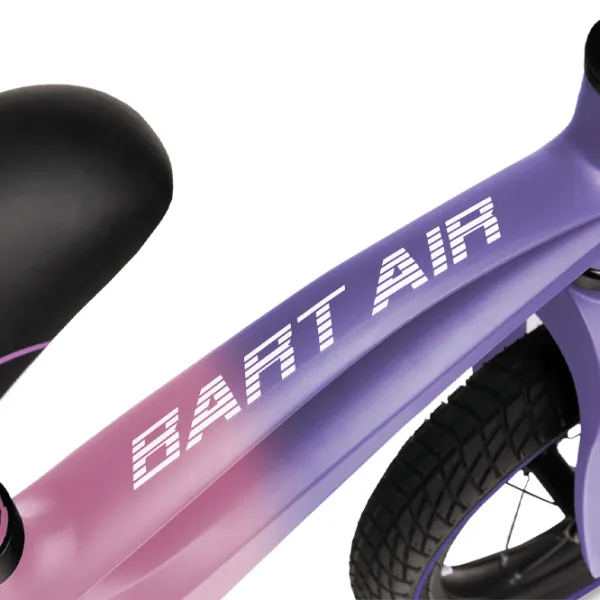 Bicicletă fără pedale Lionelo Bart Air Sporty 12" 12" Aliaj de magneziu/ Purple Pink photo 5 Bicicletă fără pedale Lionelo Bart Air Sporty 12" 12" Aliaj de magneziu/ Purple Pink photo 5