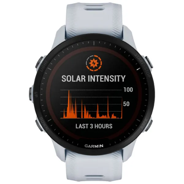 Ceas inteligent Garmin Forerunner 955 Solar 1.3"/ 010-02638-21/ Whitestone White photo 2