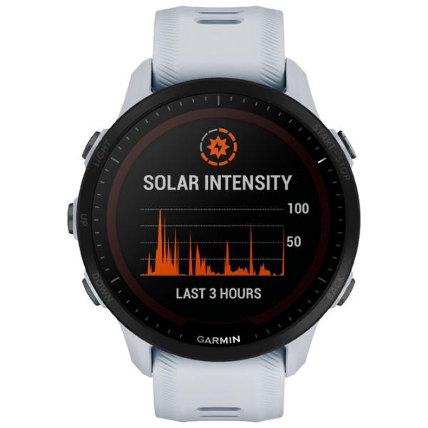 Ceas inteligent Garmin Forerunner 955 Solar 1.3"/ 010-02638-21/ Whitestone White photo 2