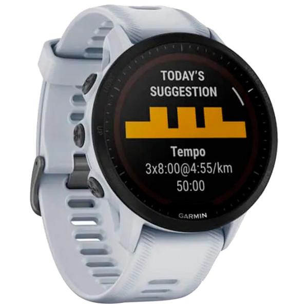 Ceas inteligent Garmin Forerunner 955 Solar 1.3"/ 010-02638-21/ Whitestone White photo 4