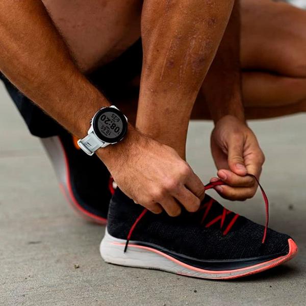 Ceas inteligent Garmin Forerunner 955 Solar 1.3"/ 010-02638-21/ Whitestone White photo 8
