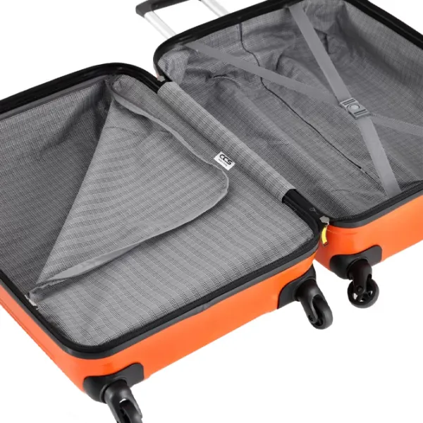 Valiză CCS 5169 62l/ Orange photo 5 Valiză CCS 5169 62l/ Orange photo 5