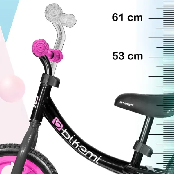Bicicletă fără pedale Jumi CD-904422 11" 11" Metal/ Pink Black photo 6 Bicicletă fără pedale Jumi CD-904422 11" 11" Metal/ Pink Black photo 6