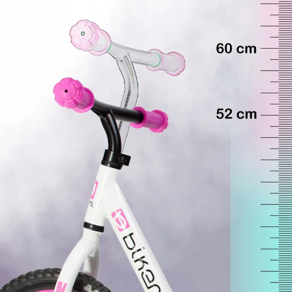 Беговел Jumi CD-871304 11" 11" Металл/ Розовый Белый photo 5