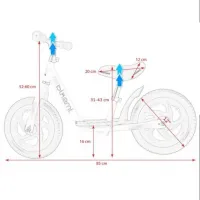 Bicicletă fără pedale Jumi CD-871298 11" 11" Metal / Blue White photo 8